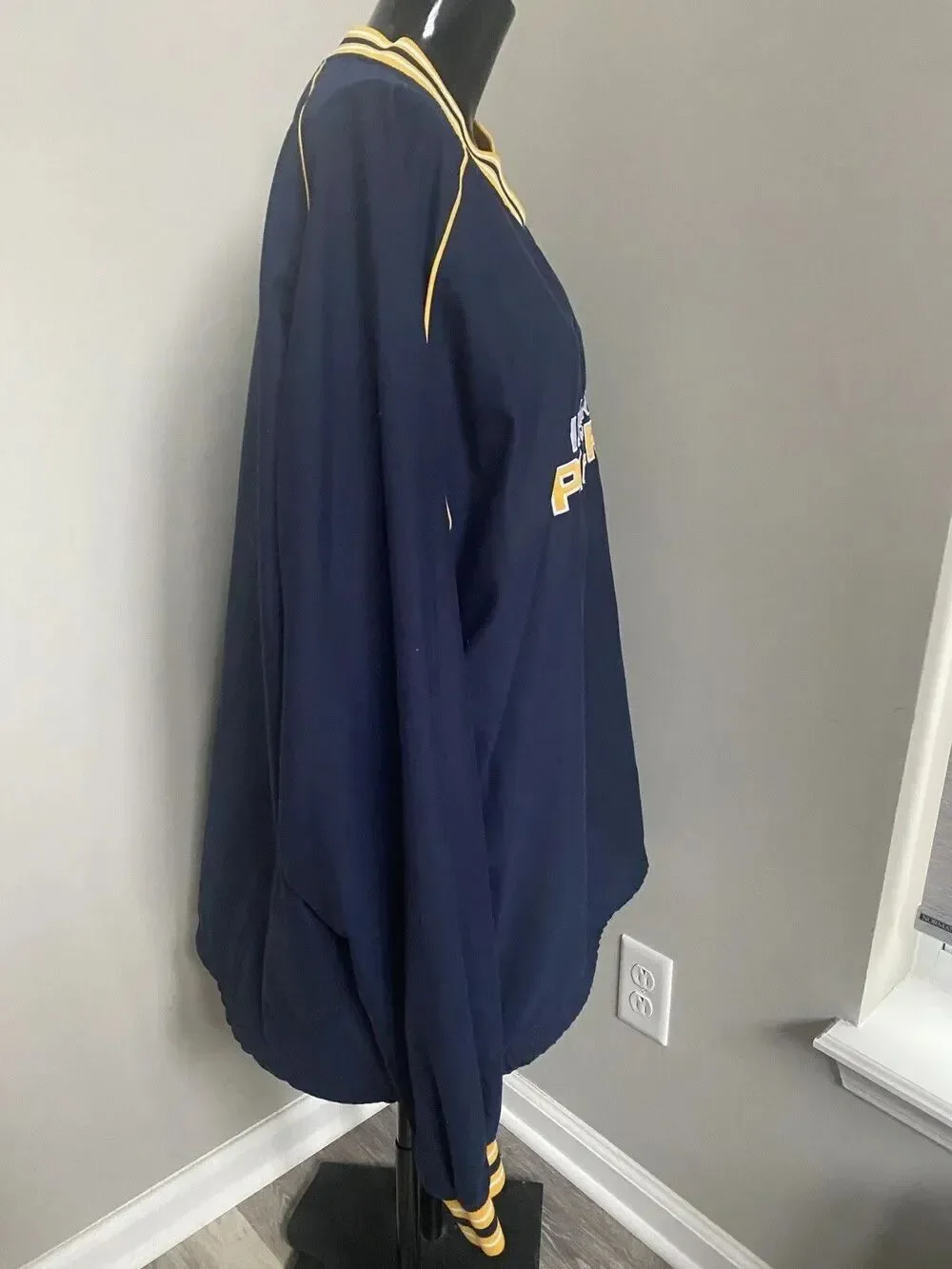 Pro Player adidas Windbreaker Jacket Men's Sz XXL NBA Indiana Pacers Logo Pullov
